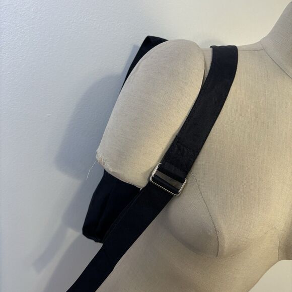 Navy Blue Drawstring Embroidered Sailboat Nautical Backpack Bag Unisex - Picture 7 of 13